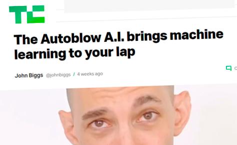 The Autoblow A.I. Brings Machine Learning To Your Lap
