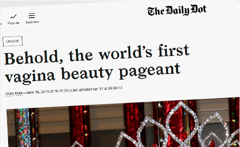 Behold, The World’s First Vagina Beauty Pageant